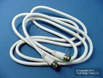 Leviton White 6' Coaxial Video Cable Rg59 Plugs 75-ohm F-type Wire C5851-6w. Fixed Price $1.89.
