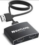 Newcare Hdmi Splitter 1 In 2 Out, 4k 60hz For 30hz Black. Fixed Price $13.50.