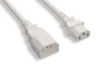Riteav Power Cord, C13/c14, 18awg, Sjt, 10a, 250v, White, 3ft. Fixed Price $16.16.