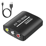 Gingin Av To Hdmi Converter, Adapter Support 720p/1080p Red,white. Fixed Price $14.62.