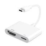 Usb C To Hdmi Adapter For Iphone 17/16/15 Tv, Type 4k 30hz, White. Fixed Price $12.46.