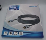Leadstar 30' Hdmi Cable 4k Hdr 3d 18gbps High Speed Braided. Fixed Price $25.00.