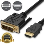 Fosmon 6 10 15 Ft Hdmi Male Dvi D 24+1 Gold Adapter Cable Hdtv Led Lcd Cord. Fixed Price $8.99.