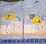 Lot Of 2 Taymac 2772w Revive Device Wall Plates Gang Masque Decorator Cover. Fixed Price $10.10.