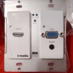 Intelix As-1h1v-wp-w Vga Hdmi Auto-switching Wall Plate W/ Hd Baset Out. Fixed Price $259.00.