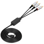 Av Cable 1.5m Component Abs Tv Cord Audio Video For Psp2000 Small, Black. Fixed Price $18.31.