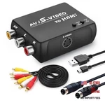 Htdyoo S Video Rca To Hdmi Converter With Cable + Svideo Usb. Fixed Price $32.45.