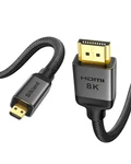 Silkland 8k 4k Micro Hdmi To Cable 6.6ft, 2.1 Adapter 60hz,. Fixed Price $18.79.