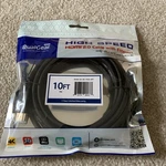 Qualgear High-speed Hdmi 2.0 Cable With Ethernet, 10 Feet (qg-cbl-hd20-10ft). Fixed Price $12.00.