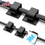 100 Pcs Adhesive Cable Clips Black (small & Large), Upgraded Wire Holder For Wal. Fixed Price $11.47.