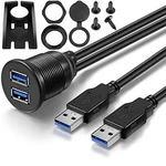 Icespring 2 Ports Usb 3.0 Extension Cable, Flush Mount Car Truck Boat. Fixed Price $13.39.