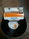 Philips Rg6 Quad Shield Coax 100' - Rv Remote Satellite Dish Or Home Input. Fixed Price $19.00.