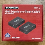 Seco-larm Mve-ah1e1-42nq Enforcer 4k Hdmi Extender Over Single Cat5e/6. Fixed Price $59.00.