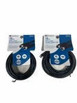 Utilitech 15ft Rg6 Coaxial Double-shield Cable, Black, (2 Pack). Fixed Price $14.99.