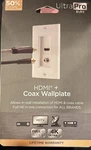 Ultra Pro Elite Jasco Hdmi Coax Wallplate. Fixed Price $17.00.