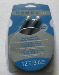 Dynex 12 Ft Rg6 Coaxial A/v Cable F Male Satellite Antenna Tv Connect. Fixed Price $10.78.