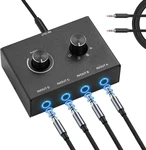4 Way 3.5mm Stereo Audio Switch, Aux Switch Switcher Passive S. Fixed Price $43.99.
