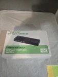 Tcnewcl Kvm Switch 4 Port Hdmi Switcher 4kx2k Computer 3 Usb Devices Ks304t. Fixed Price $29.99.