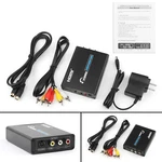 Hdm To 3 Rca Av+s-video Cvbs Composite R/l Audio 1080p Converter Us Plug. Fixed Price $35.62.