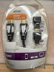 Ativa Hdmi Combo Kit With Cable, New, Fast Tracked Shipping. Fixed Price $8.99.