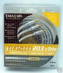 Tara Labs Prism 203v Trio 4 Meter Component Video. Fixed Price $29.99.