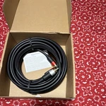 Amazonbasics Gold Plated Rca Male To Stereo Audio Cable Black. Fixed Price $10.89.