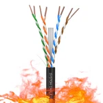 Syston Cat 6a+ Bulk Ethernet Cable 700 Mhz 23 Awg 4 Pr Utp Cmp Solid Copper Wire. Fixed Price $41.99.