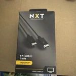 Nxt Technologies Displayport Cable, 6 Ft, Black Nx60395. New. Fixed Price $12.00.