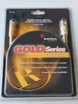 Nib Radio Shack Gold Series Coaxial Cable 6ft # 15-1542. Fixed Price $18.00.