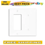 Leviton 80708-w 2-gang 1-blank 1-decora/gfci Device Combination Wallplate, White. Fixed Price $11.12.