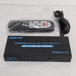 Sgeyr Hdmi Switcher 5 X 1 With Hdcp 2.2 4k 60hz Ir Remote Support Ps5, Xbox,roku. Fixed Price $22.99.