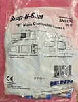 50pcs Belden Sns1p6 Snap-n-seal F Connector Blue For Rg6 Coaxial Cables Bin46. Fixed Price $20.00.