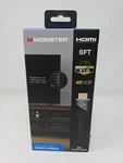 Monster 6ft 4k Hdr Led Blue Light Hdmi Cable. Fixed Price $6.98.