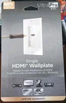 Jasco Ultrapro 1 Port Hdmi Wall Plate, White. Fixed Price $13.04.