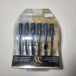 Acoustic Research Apo61 6ft Audio/video Cable Gold Plated Rca Connect New/sealed. Fixed Price $16.50.