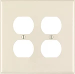 Leviton 0pj82-00t Almond 2-gang Duplex Outlet Wallplate 4-7/8 Hx4-15/16 W In.. Fixed Price $7.15.