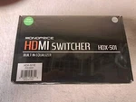 Monoprice Hdmi Switcher Hdx-501 W/ Built-in Equalizer With Ac Cord - No Remote. Fixed Price $19.50.