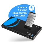 Orei Uhd-404 Hdmi Matrix Switch 18gbps 4x4 4-inputs 4-output. Fixed Price $99.00.