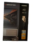 Monster 8' 4k Hdmi Certified Premium Cable W/ Gold Plated Connector Tips Nib. Fixed Price $22.99.