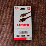 Ge High Speed Hdmi Cable 4ft Gold Plated Lossless 4k Ultra Hd. Fixed Price $10.00.