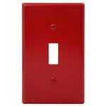 Enbrightco Toggle Light Switch Wall Plate Plate, Red. Fixed Price $9.99.