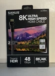 "new" Sanus 8k Ultra High Speed Hdmi To 3.28-ft Black - 48 Gbps Sal-21hdmi1. Fixed Price $5.00.