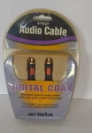 Artista 6-foot Digital Coax Audio Cable Brand New In Package. Fixed Price $10.99.