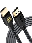 Powerbear 4k Hdmi Cable 15 Ft High Speed, Braided Nylon & Gold Connectors,. Fixed Price $14.99.