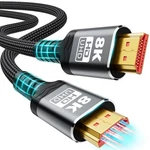 10k 8k Hdmi Cable 3.3ft-1m, Available 1.5ft, 3.3ft, 5ft, 6.6ft, 10ft, 3.3feet. Fixed Price $11.83.