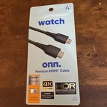 Onn. Premium Hdmi Cable 4ft - 4k Ultrahd Brand New Sealed Ships Immediately. Fixed Price $9.90.