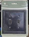 New Liberty Hardware 64409 Betsy Fields Double Switch Wall Plate Venetian Bronze. Fixed Price $14.98.