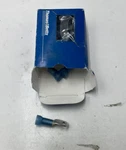 (pack Of 20) Thomas & Betts 1/4" Bolt Blue Nylon Insulated Ring Terminal Re6-14. Fixed Price $16.80.