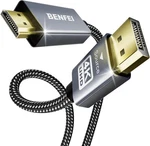 Benfei 0.9m Displayport Dp To Hdmi Cable Male Gold Plated Full 4k Uhd. Fixed Price $18.08.