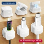 6-pack Magnetic Cable Clips, Rocoren Smooth Adjustable Adhesive Cord Organizer,. Fixed Price $19.48.